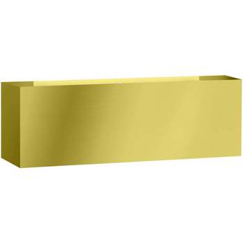 Casa Apliques de parede Tosel Aplique rectangular metal ouro Ouro