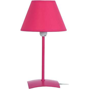 Casa Candeeiros de mesa Tosel Candeeiro mesa de cabeceira redondo metal rosa Rosa