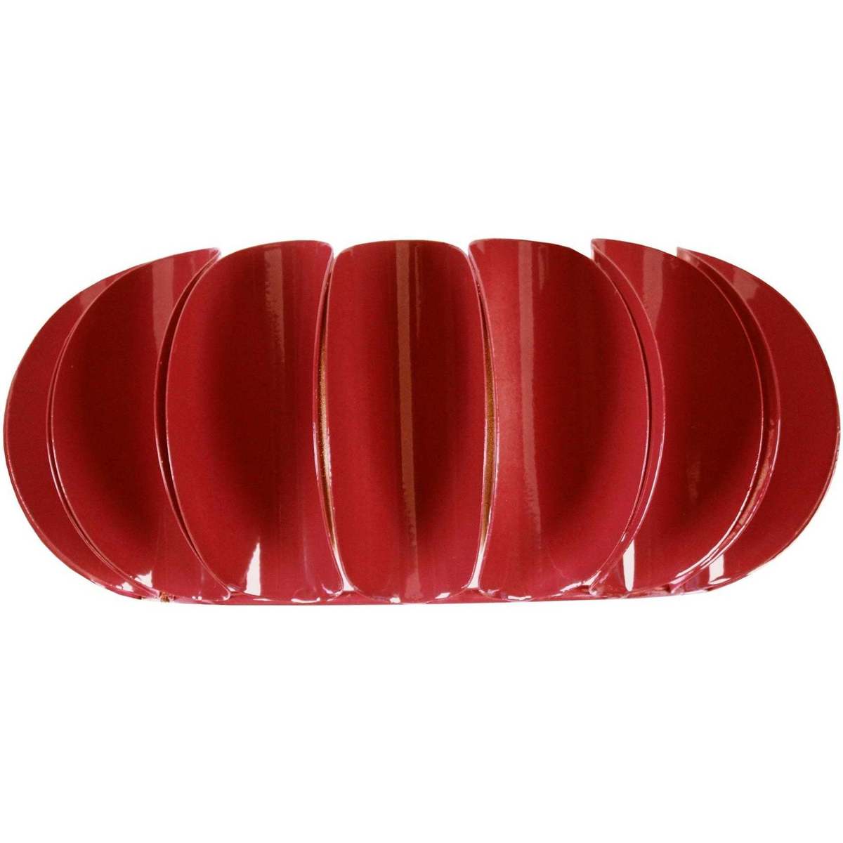 Casa Apliques de parede Tosel Aplique rectangular metal vermelho Vermelho