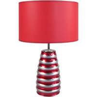 Casa Candeeiros de mesa Tosel Candeeiro mesa de cabeceira redondo vidro vermelho Vermelho