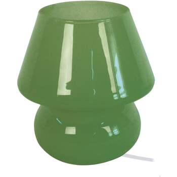 Casa Candeeiros de mesa Tosel Candeeiro mesa de cabeceira redondo vidro verde oliva Verde
