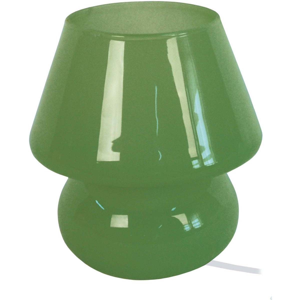 Casa Coleção Primavera / Verão Tosel Candeeiro mesa de cabeceira redondo vidro verde oliva Verde