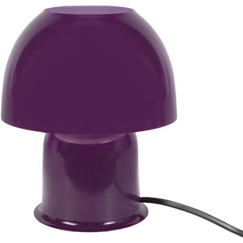 Casa Candeeiro Mesa De Cabeceira Redondo Metal Alumínio Tosel Candeeiro mesa de cabeceira redondo metal violeta Violeta
