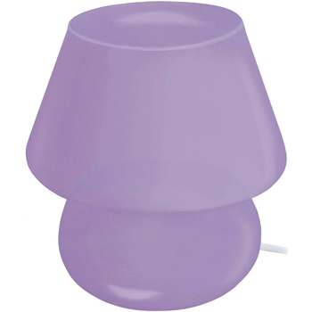 Casa Candeeiros de mesa Tosel Candeeiro mesa de cabeceira redondo vidro violeta Violeta