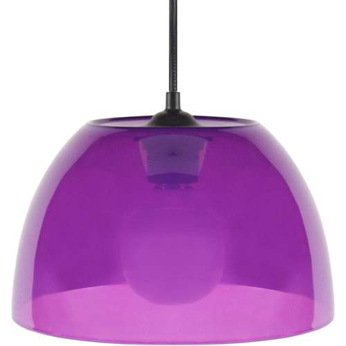 Casa Candeeiros de teto Tosel Suspensão redondo plástico violeta Violeta