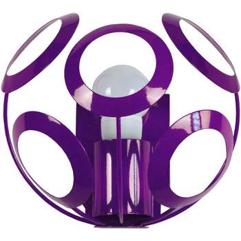Casa Ganhe 10 euros Tosel Aplique redondo metal violeta Violeta
