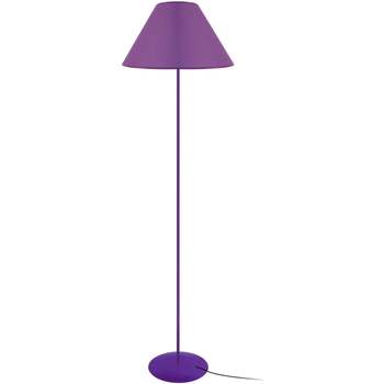 Casa Todo o vestuário Tosel Candeeiro pé alto redondo metal violeta Violeta