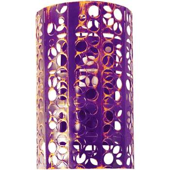 Casa Apliques de parede Tosel Aplique redondo metal violeta e dourado Violeta