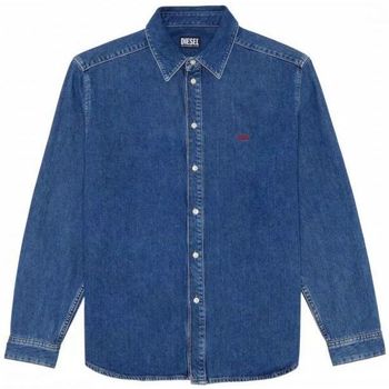 Textil Homem Camisas mangas comprida Diesel A03534 D-SIMPLY-0EGAI Azul