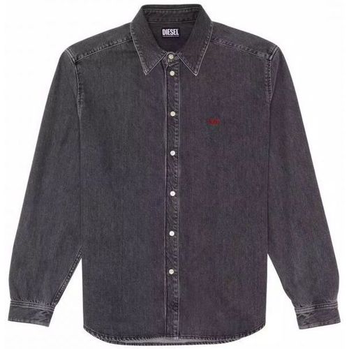 Textil Homem Camisas mangas comprida Diesel A03534 D-SIMPLY-0CGAC Preto