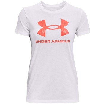 Textil Mulher T-Shirt mangas curtas Under ARMOUR cold Sportstyle Graphic Branco