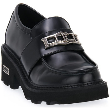 Sapatos Mulher Botas Cult GRACE 3543 BEATLE LOW W LEATHER BLACK Preto