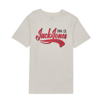 Telogo Rapaz T-Shirt mangas curtas Jack & Jones JJELOGO TEE SS NECK 2 COL JNR Branco