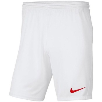 Textil Rapaz Calças curtas Nike 36-38-39 Park Iii JR Branco