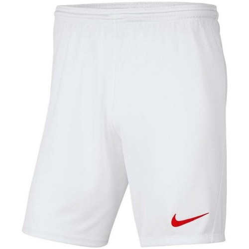 Textil Rapaz Calças curtas Nike mercurial Park Iii JR Branco