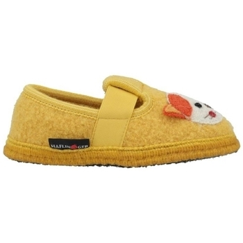 Sapatos Rapariga Sabrinas Haflinger SLIPPER PETS Amarelo