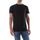Textil Homem T-shirts e Pólos Familiar fabric appliqué sweatshirt 106707 900 - DAYLEN LYOCELL-BLACK Preto