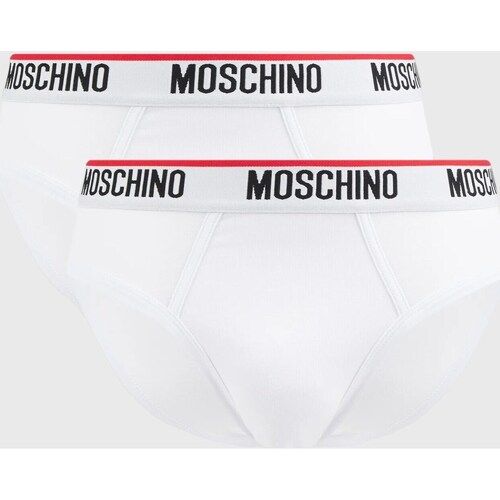 Moschino, o luxo desde 1983 Homem Boxer Moschino 4738-8119 Branco