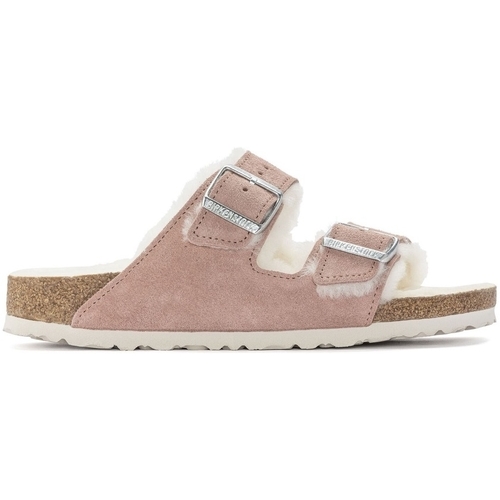 Sapatos Mulher Sandálias Birkenstock Sandálias Arizona Shearling 1023258 - Pink Clay Rosa