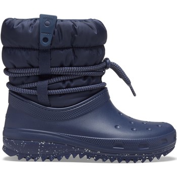 Sapatos Mulher chinelos Crocs muito Snow Boots Crocs muito Classic Neo Puff Boot K 207275 Black Luxe Boot Women's Navy
