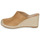 Sapatos Mulher Alpargatas Lauren Ralph Lauren PENNIE-ESPADRILLES-WEDGE Camel