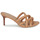 Sapatos Mulher Chinelos Lauren Ralph Lauren LILIANA-SANDALS-HEEL SANDAL Cru