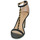 Sapatos Mulher Sandálias Lauren Ralph Lauren KATE-SANDALS-HEEL SANDAL Preto