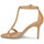 Sapatos Mulher Sandálias Lauren Ralph Lauren KATE-SANDALS-HEEL SANDAL Bege