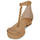 Sapatos Mulher Sandálias Lauren Ralph Lauren ELISE-SANDALS-FLAT SANDAL Bege