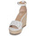 Sapatos Mulher Sandálias Lauren Ralph Lauren HAANA-ESPADRILLES-WEDGE Branco