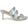 Sapatos Mulher Chinelos Sneakers BIG STAR KK174021 White Grey LORRAINE-SANDALS-HEEL SANDAL Prata