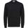 Textil Homem camisolas Selected 16086643 SLHROBERT-BLACK Preto