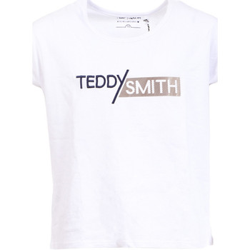 Textil Rapariga T-Shirt mangas curtas Teddy Smith  Branco