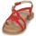 Sapatos Mulher Chinelos Tops / Blusases FIDJI Vermelho