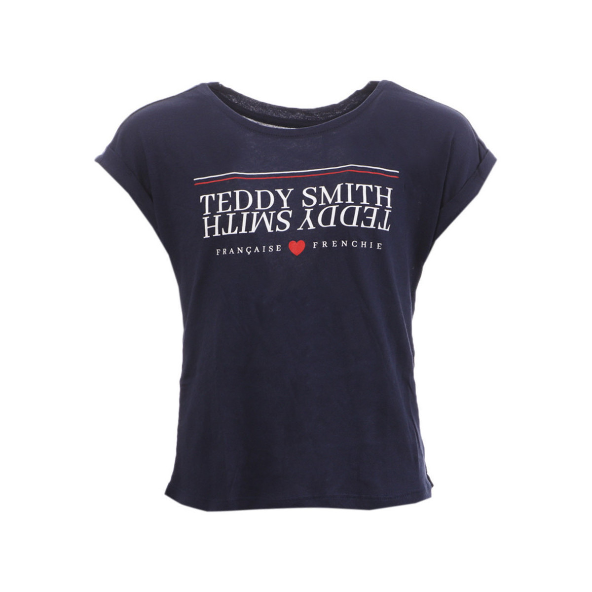 Textil Rapariga T-shirts e Pólos Teddy Smith  Azul