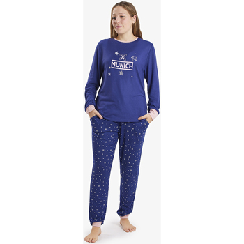 Textil Mulher Pijamas / Camisas de dormir Munich CP0400 Azul
