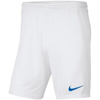 Textil Rapaz Calças curtas Nike plains Park Iii JR Branco