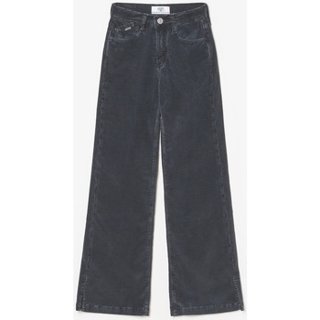 Textil Rapariga Calças de ganga Polos mangas curtaises Jeans  flare, comprimento 34 Cinza