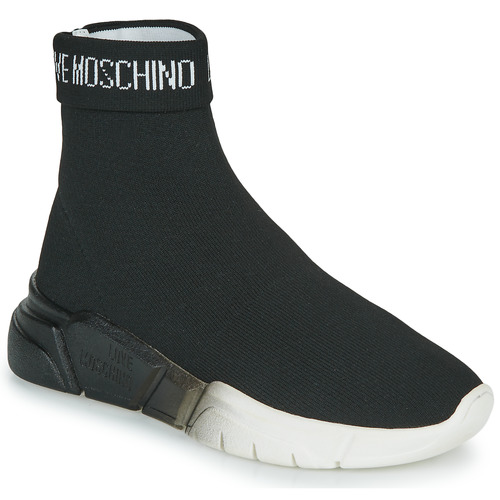Sapatos Mulher preço de uma chamada local Love Moschino LOVE MOSCHINO SOCKS Preto