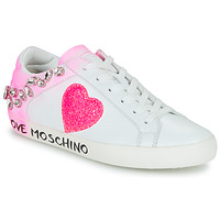 Sapatos Mulher Sapatilhas Love Moschino FREE LOVE Rosa