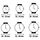 Relógios & jóias Relógio Chronotech Relógio unissexo  CT7017B-03M Multicolor