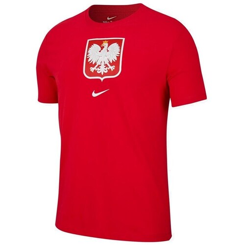 Textil Homem T-Shirt mangas curtas Nike Polska Crest Vermelho
