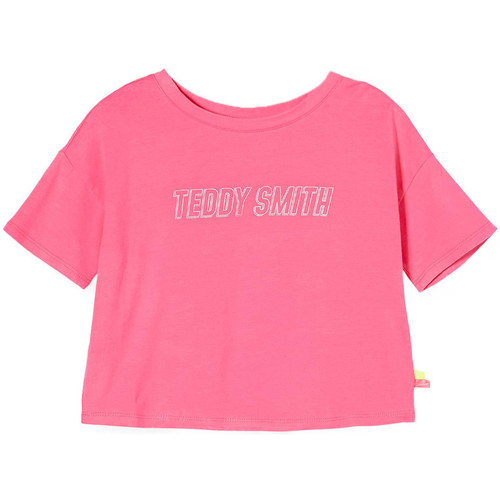 Textil Rapariga S-suzie Jr Line Teddy Smith  Rosa