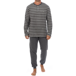 Textil Homem Pijamas / Camisas de dormir Kisses&Love KL130148 Cinza