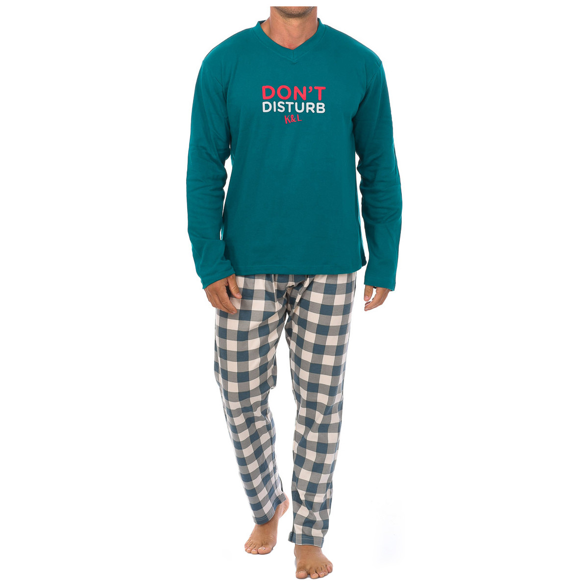 Textil Homem Pijamas / Camisas de dormir Kisses&Love KL130154 Multicolor
