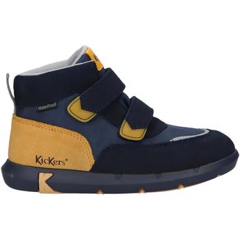 Sapatos Criança Botas baixas Kickers 878780-10 JUNIBO NYLON TEXTILE Azul