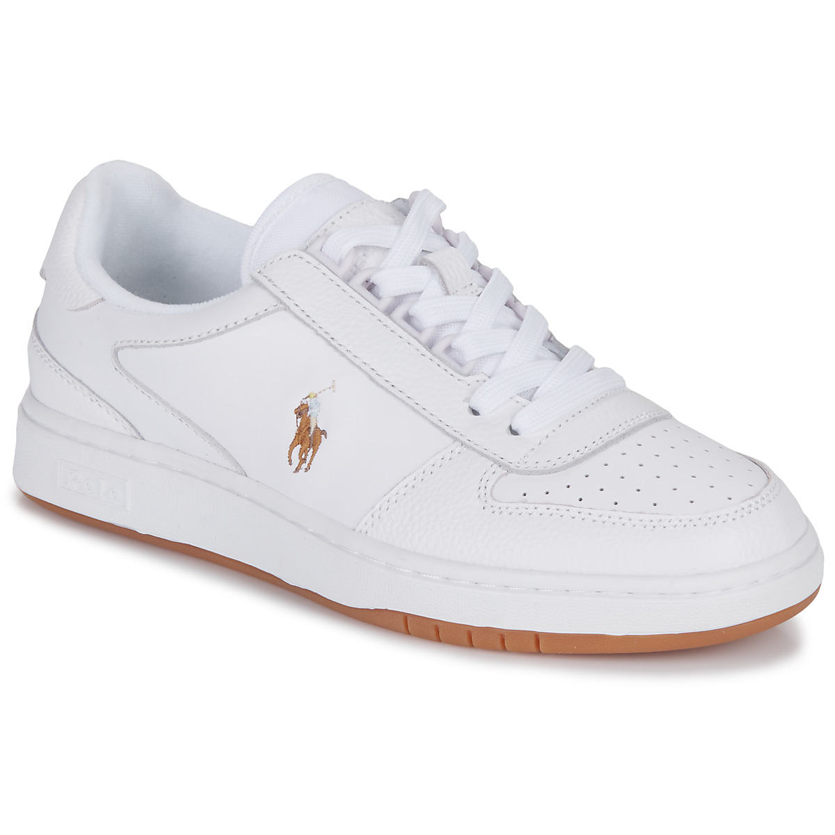 Sapatos Sapatilhas Slippers POLO RALPH LAUREN Irving SML4726ARL Black Red POLO CRT PP-SNEAKERS-LOW TOP LACE Branco