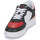 Sapatos Sapatilhas TEEN stripe-trimmed polo shirt White MASTERS CRT-SNEAKERS-LOW TOP LACE Preto / Branco / Vermelho