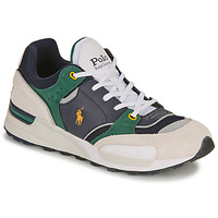 Sapatos Homem Sapatilhas Schwarz Polo Ralph Lauren TRACKSTR 200-SNEAKERS-LOW TOP LACE Branco / Marinho / Verde