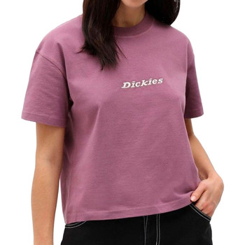 Textil Mulher T-Shirt mangas curtas Dickies  Violeta